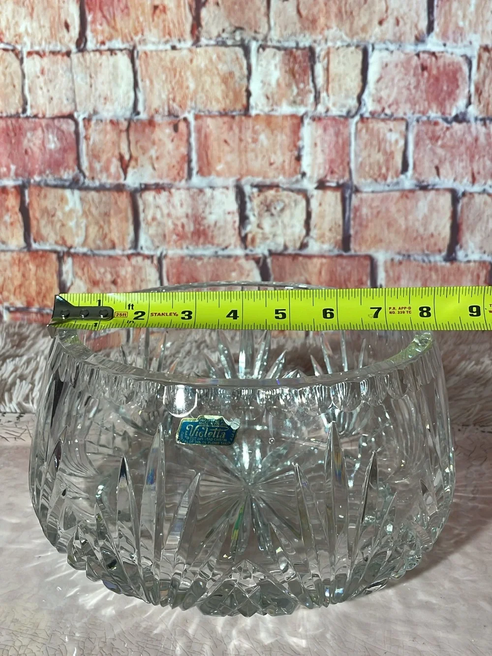 Violetta clear glass